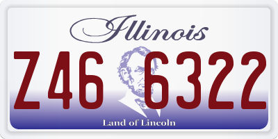 IL license plate Z466322