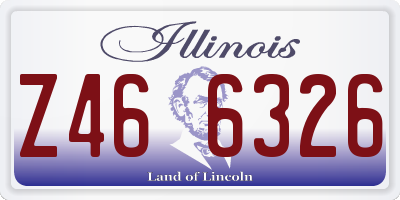 IL license plate Z466326