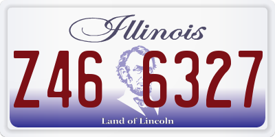 IL license plate Z466327