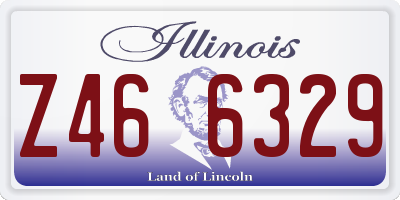 IL license plate Z466329