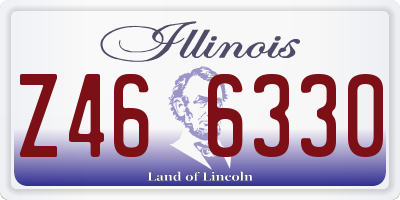 IL license plate Z466330