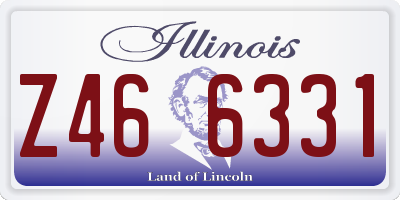 IL license plate Z466331