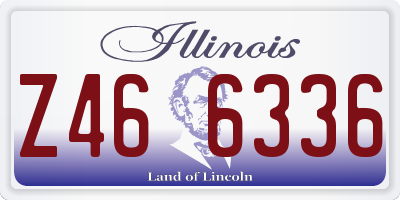 IL license plate Z466336