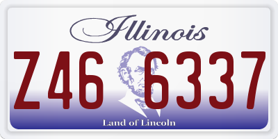 IL license plate Z466337