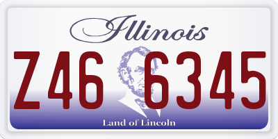 IL license plate Z466345