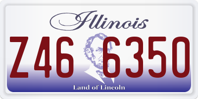 IL license plate Z466350