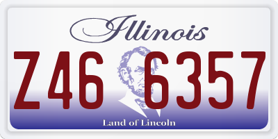 IL license plate Z466357