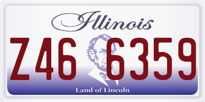 IL license plate Z466359
