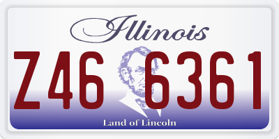 IL license plate Z466361