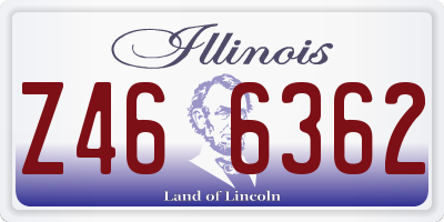 IL license plate Z466362