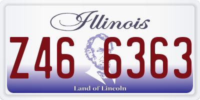 IL license plate Z466363