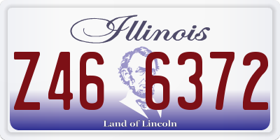 IL license plate Z466372