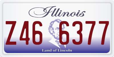 IL license plate Z466377