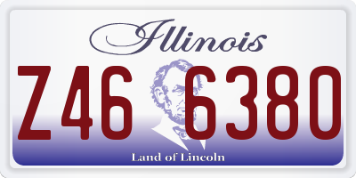 IL license plate Z466380