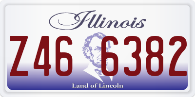 IL license plate Z466382