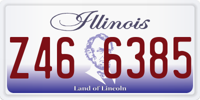 IL license plate Z466385