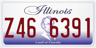 IL license plate Z466391