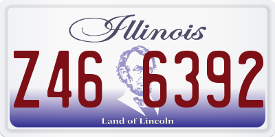 IL license plate Z466392