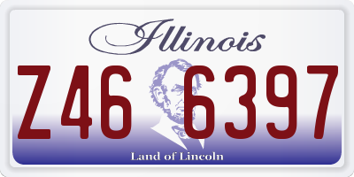 IL license plate Z466397