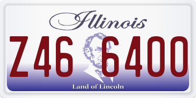 IL license plate Z466400
