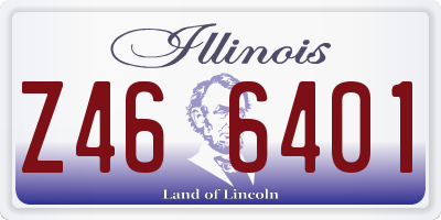 IL license plate Z466401