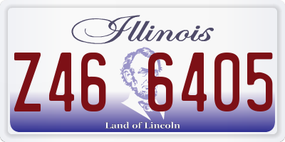 IL license plate Z466405