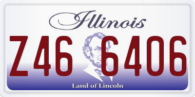 IL license plate Z466406