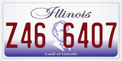 IL license plate Z466407