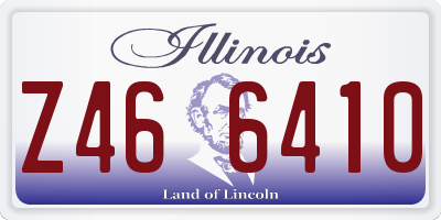 IL license plate Z466410