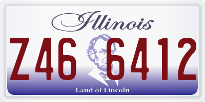 IL license plate Z466412