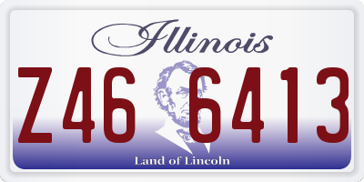 IL license plate Z466413