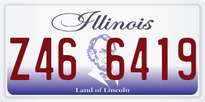 IL license plate Z466419