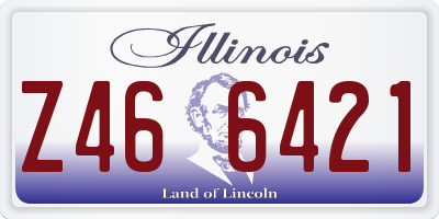 IL license plate Z466421