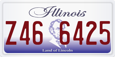 IL license plate Z466425