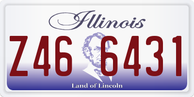 IL license plate Z466431