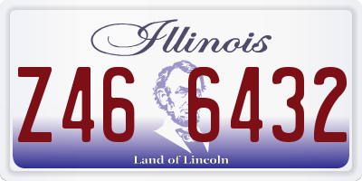 IL license plate Z466432