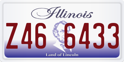 IL license plate Z466433