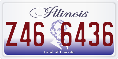 IL license plate Z466436