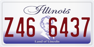 IL license plate Z466437