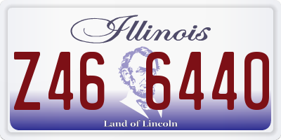 IL license plate Z466440