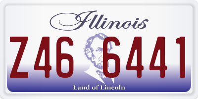 IL license plate Z466441
