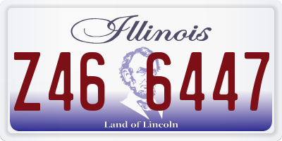 IL license plate Z466447