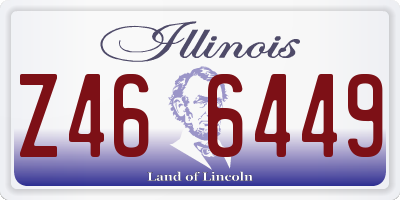 IL license plate Z466449