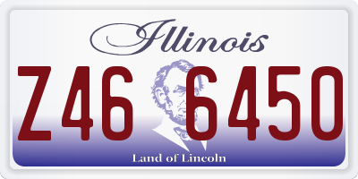 IL license plate Z466450