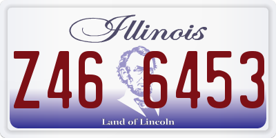 IL license plate Z466453