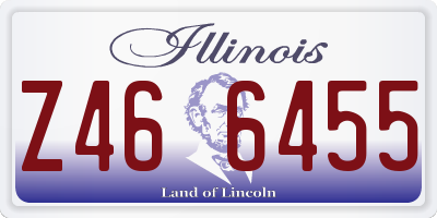IL license plate Z466455