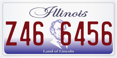 IL license plate Z466456