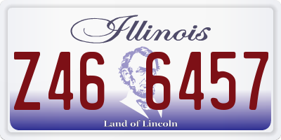IL license plate Z466457