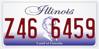 IL license plate Z466459