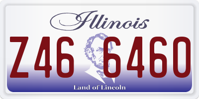 IL license plate Z466460